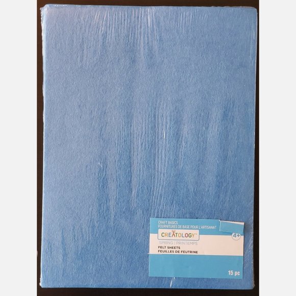 3 for $10 Creatology Craft Basics Felt Sheets Solid Colors & Patterns NEW - Picture 12 of 13